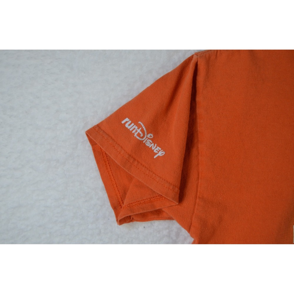Disney Kids‎ Races Shirt Youth Large Orange Run Disney Graphic 2020 One Mile Run - Picture 6 of 13